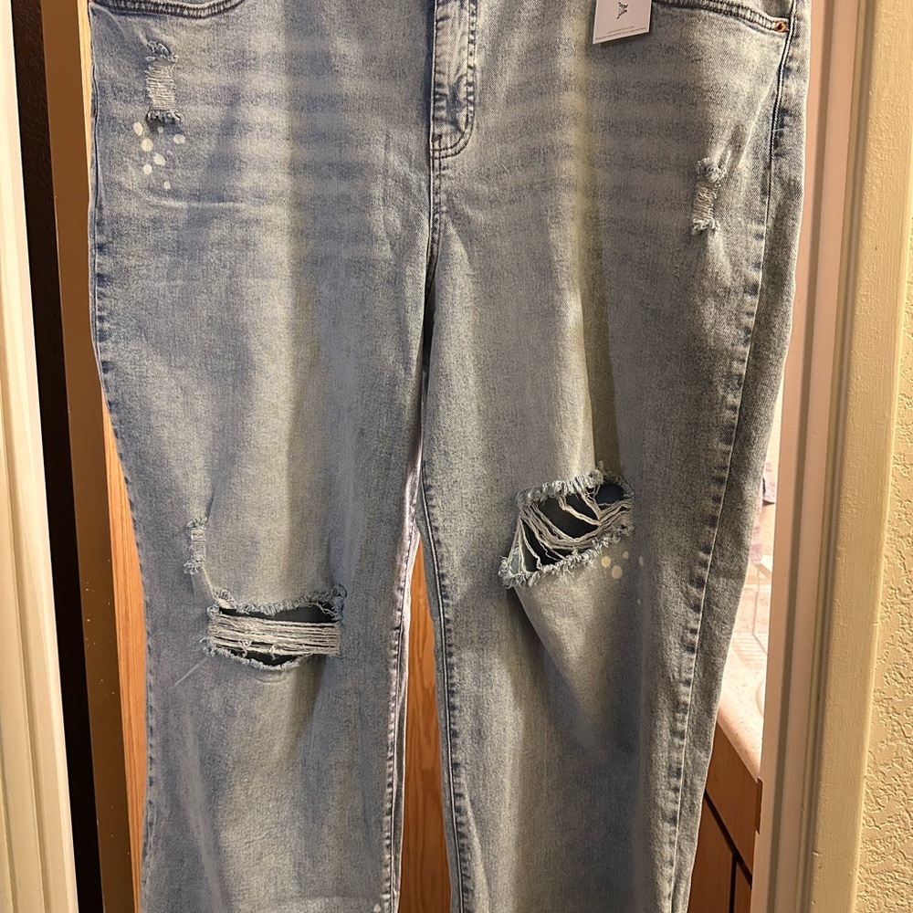Jessica Simpson Light Blue Boyfriend Jeans